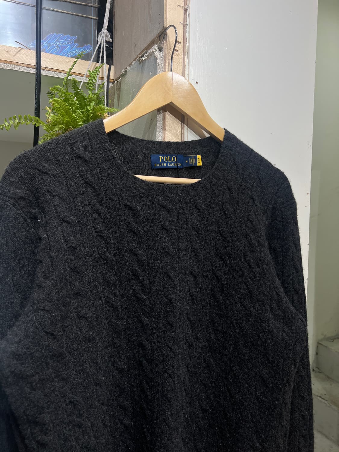 Polo Ralph Lauren 폴로 랄프로렌 울 캐시미어 꽈배기 니트 상품이미지1