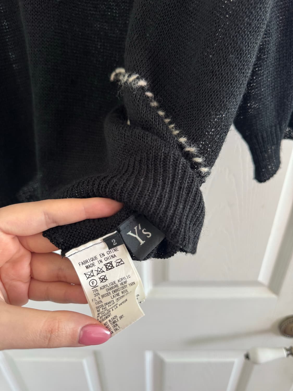 Y's knit top 상품이미지2