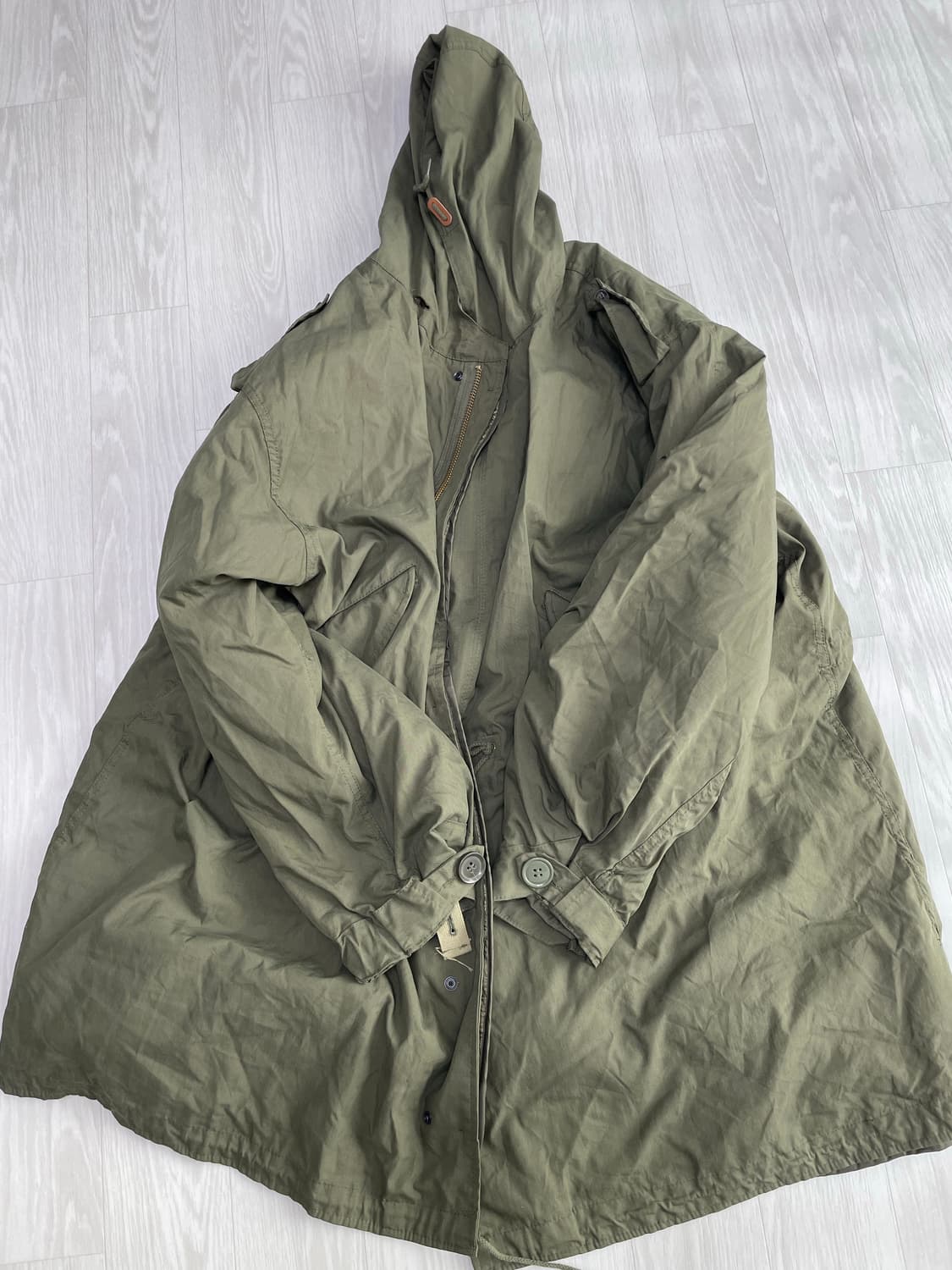 밀텍 m51 피쉬테일 개파카 XL 독일생산 상품이미지2