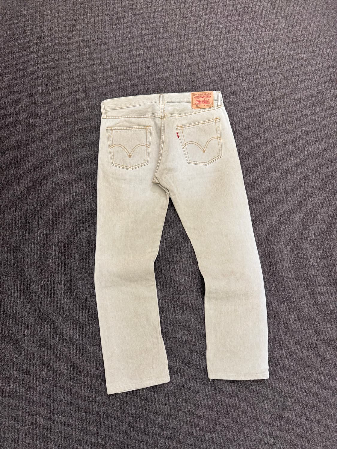 34)리바이스 빈티지 527 베이지 데님팬츠(수선) 상품이미지5