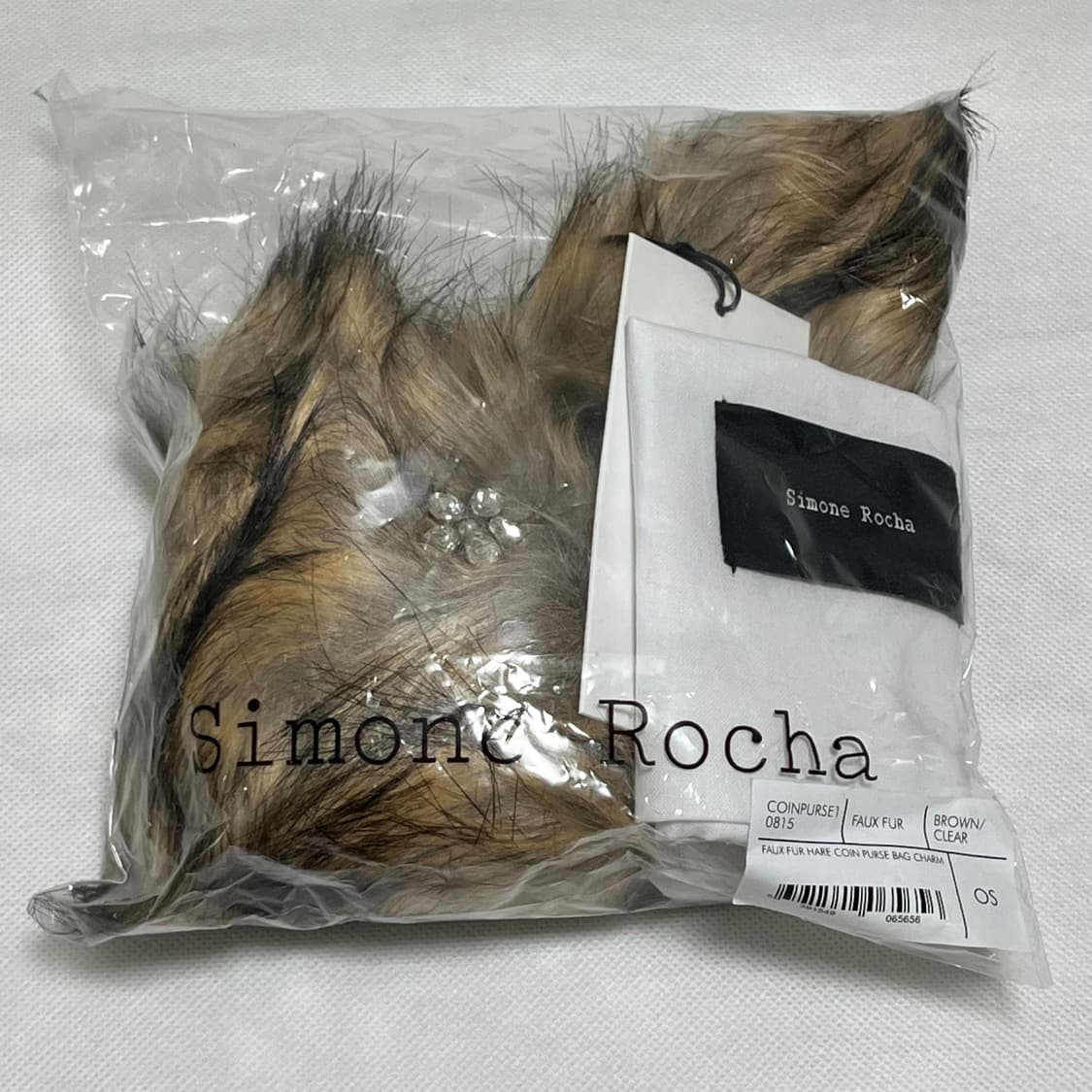 시몬로샤 25fw 폭스 퍼 동전지갑 키링/브라운 상품이미지6