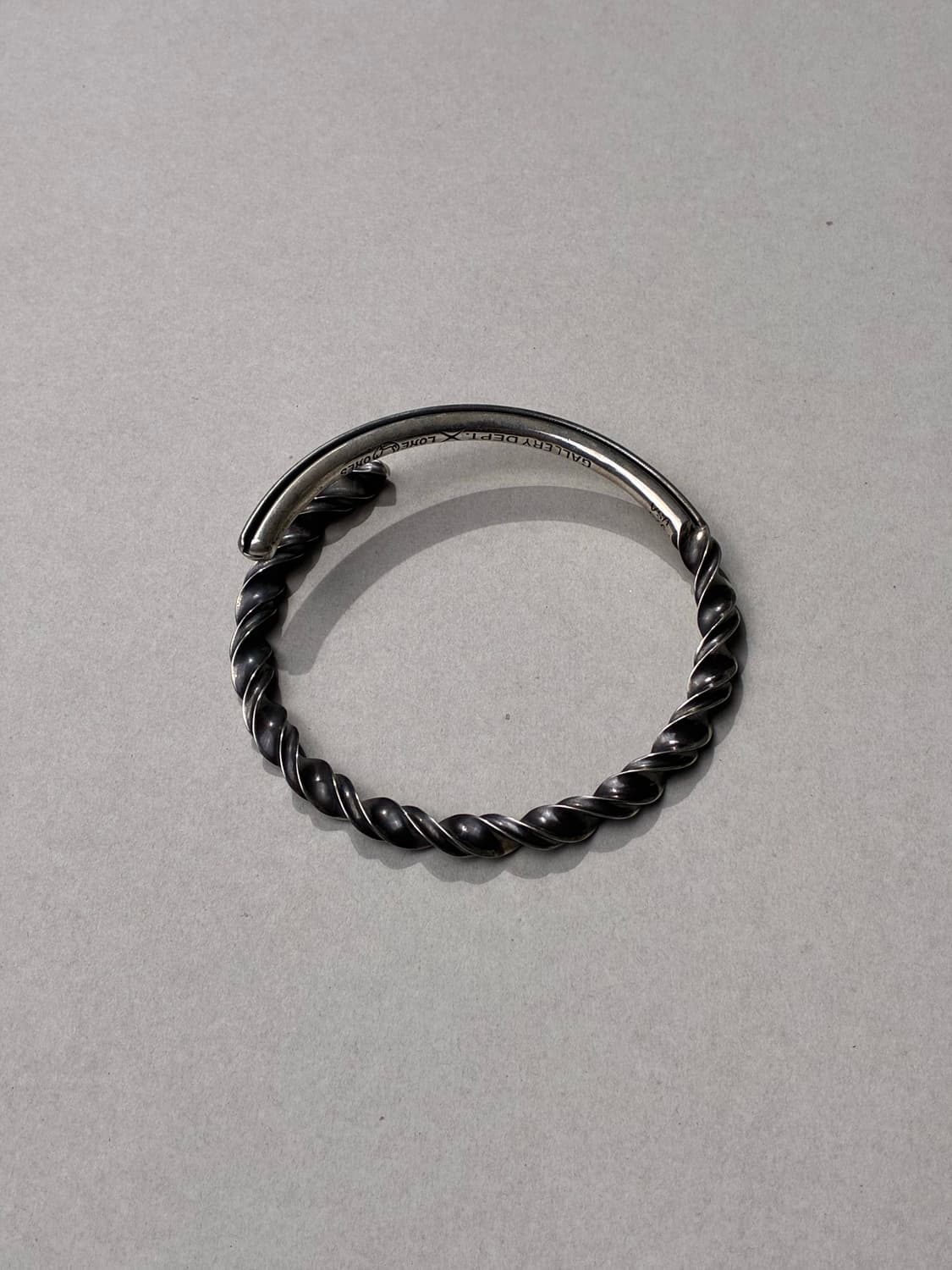 론원스 X 갤러리 디파트먼트 드릴 비트 커프 팔찌 925실버 상품이미지2