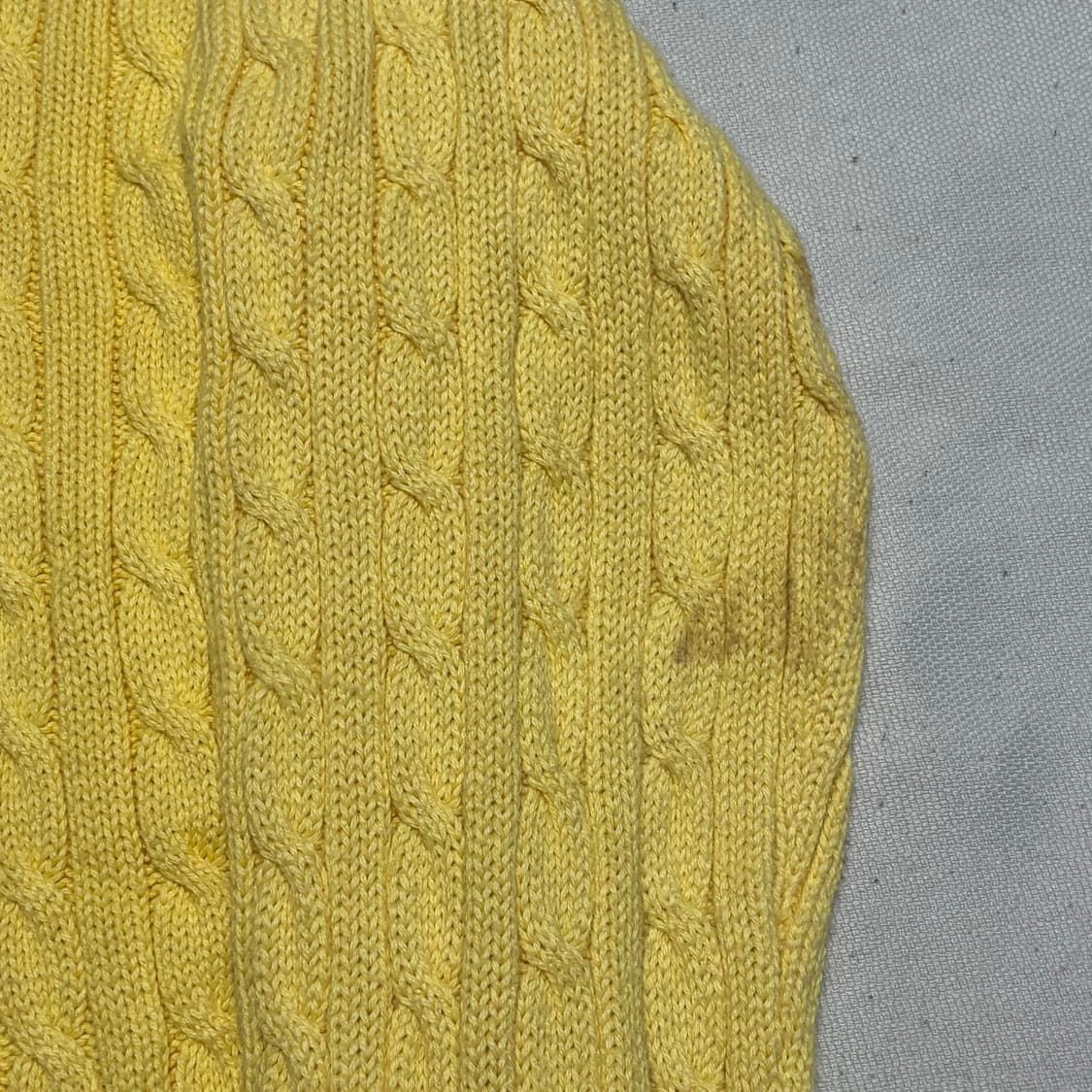 L 폴로랄프로렌 여성 옐로우 케이블 니트 상품이미지6