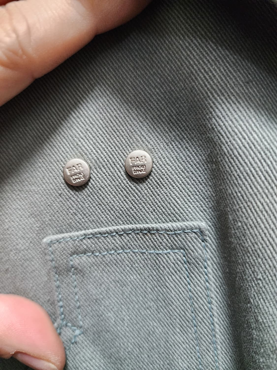 파아카이브 프론트 오버셔츠 자켓 s 상품이미지4