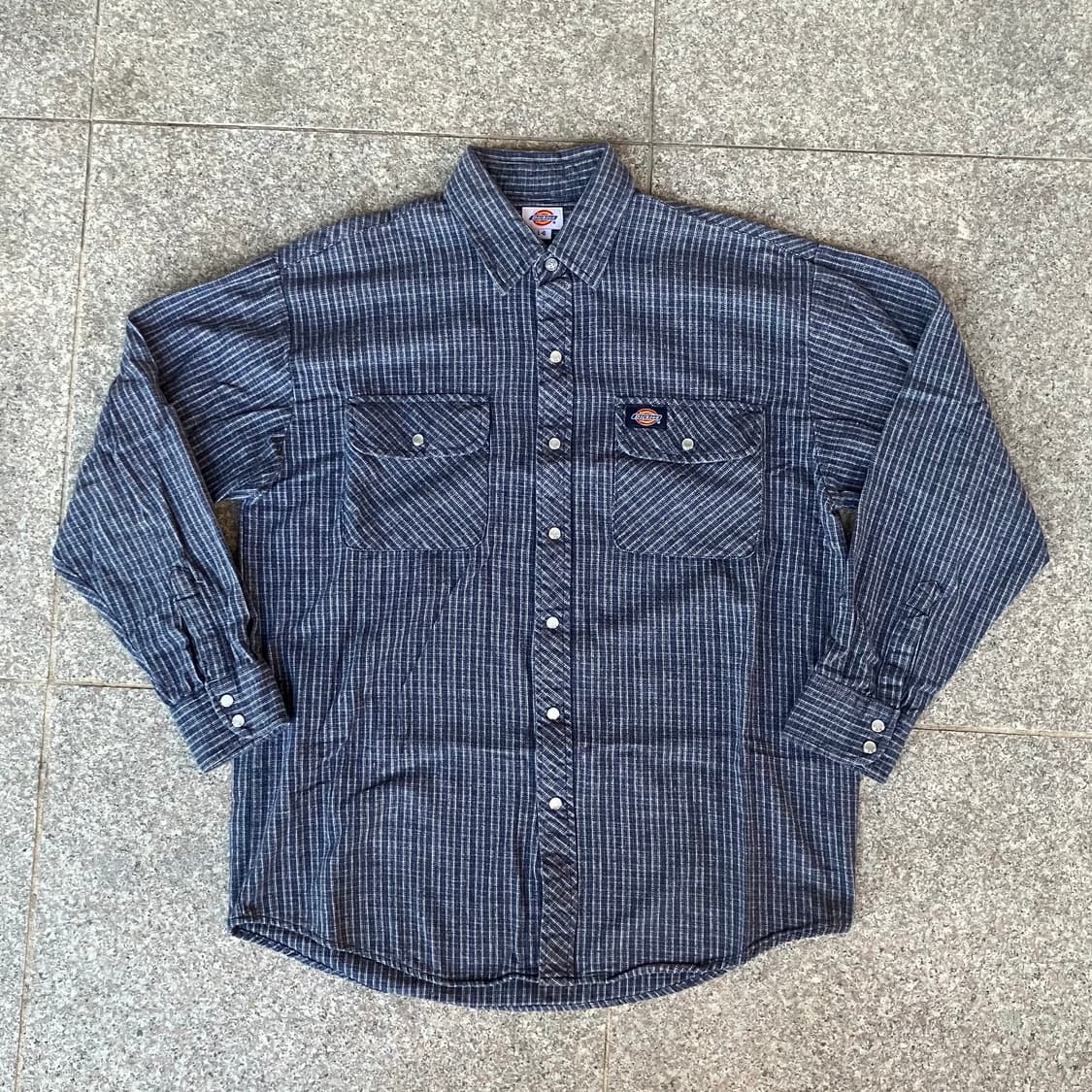 Dickies 코튼 플란넬 워크 셔츠 상품이미지1