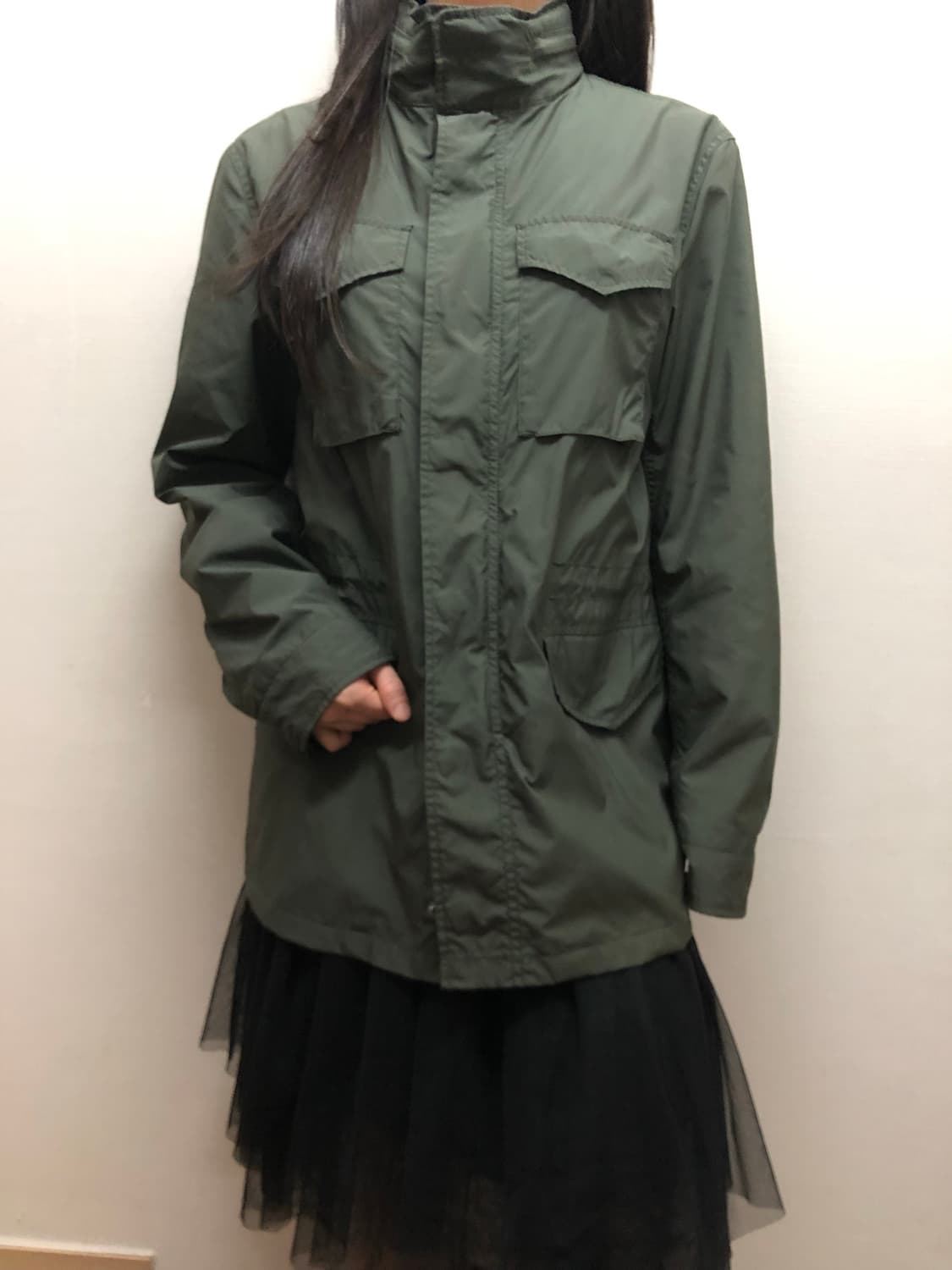 빈티지 카키 포켓 자켓 상품이미지4