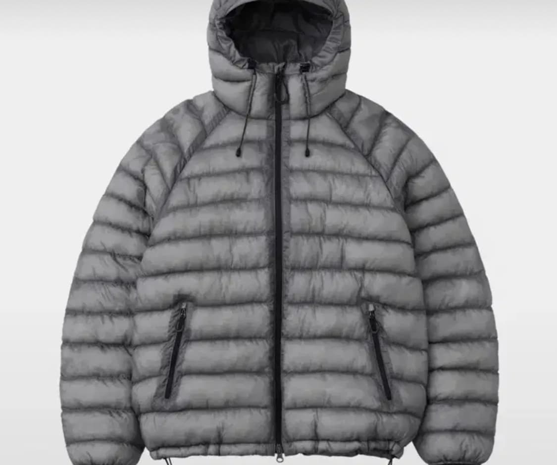 수아레 경량패딩(남녀 동일제품.그레이) 상품이미지1