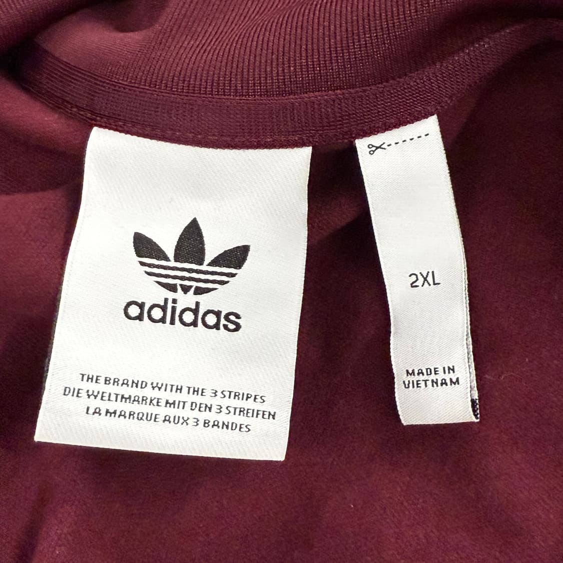 아디다스 버건디 베켄바우어 투웨이 져지 트랙탑 상품이미지5