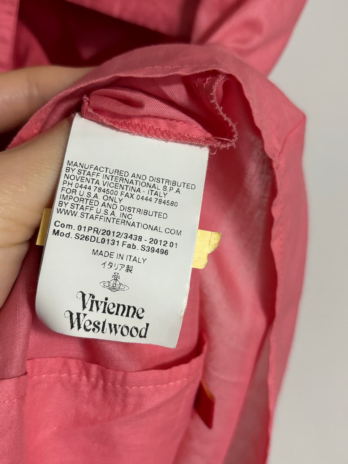 Vivienne Westwood 레드라벨 비비안웨스트우드 블라우스 상품이미지4