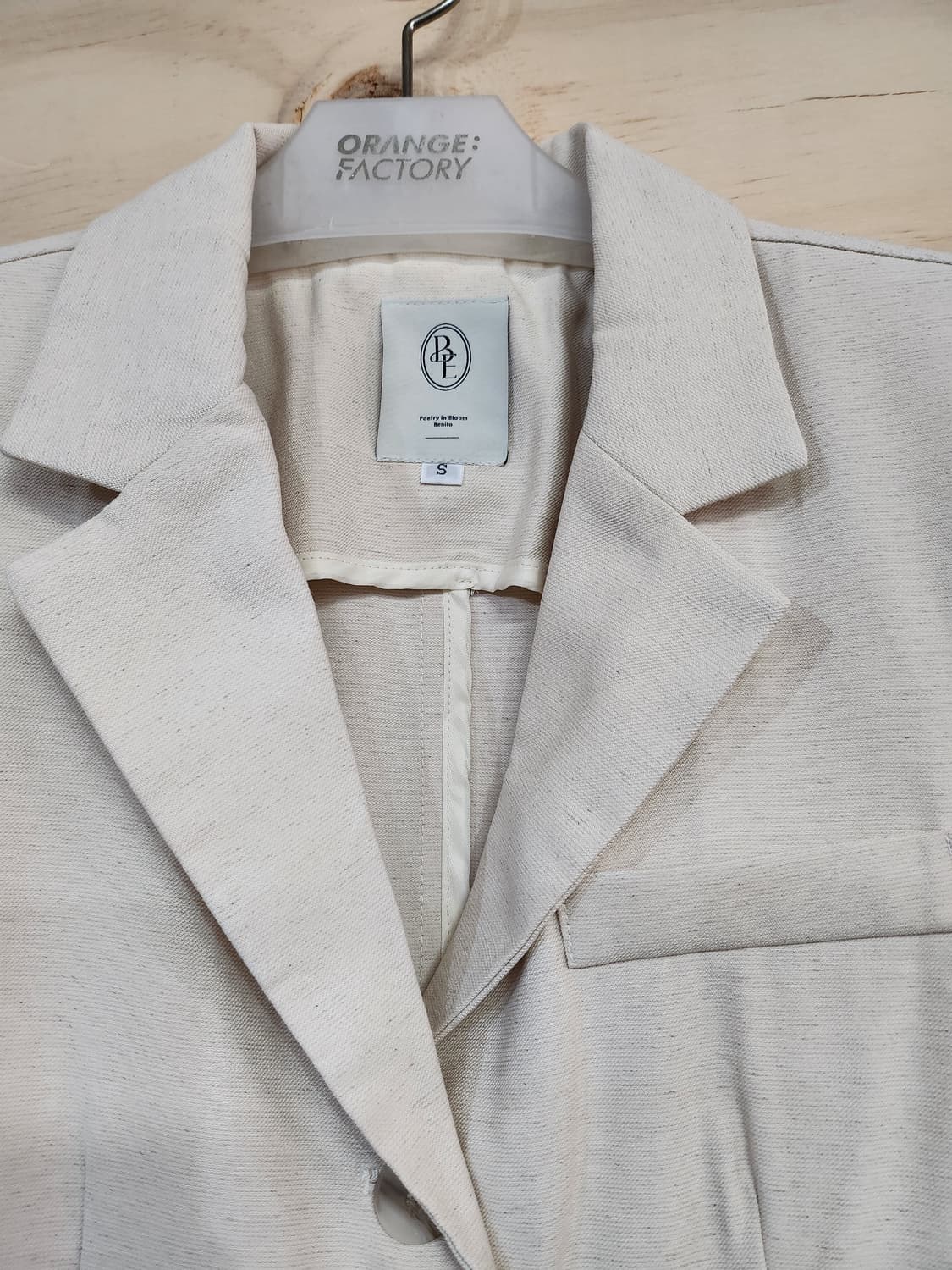 1194) 베니토 린넨블랜드 반팔 자켓 상품이미지5