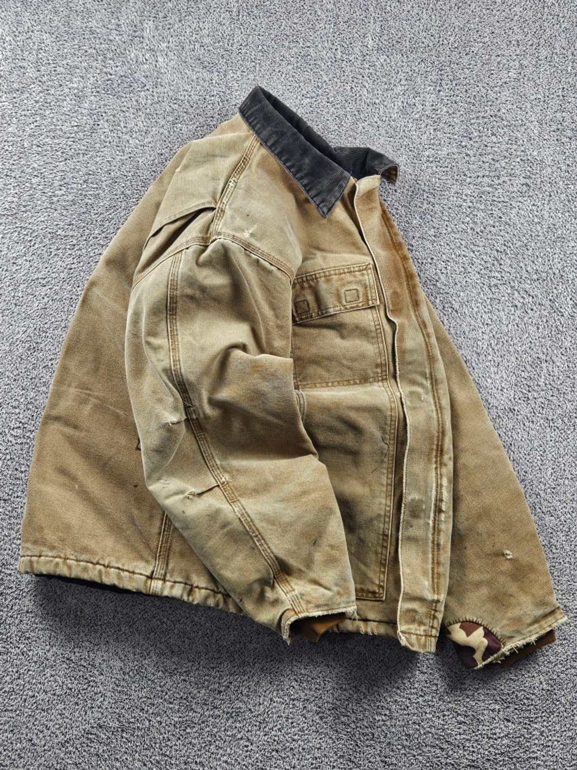 칼하트 C26 리페어 커스텀 덕 초어 워크 자켓 ( M ) / 11171 상품이미지4