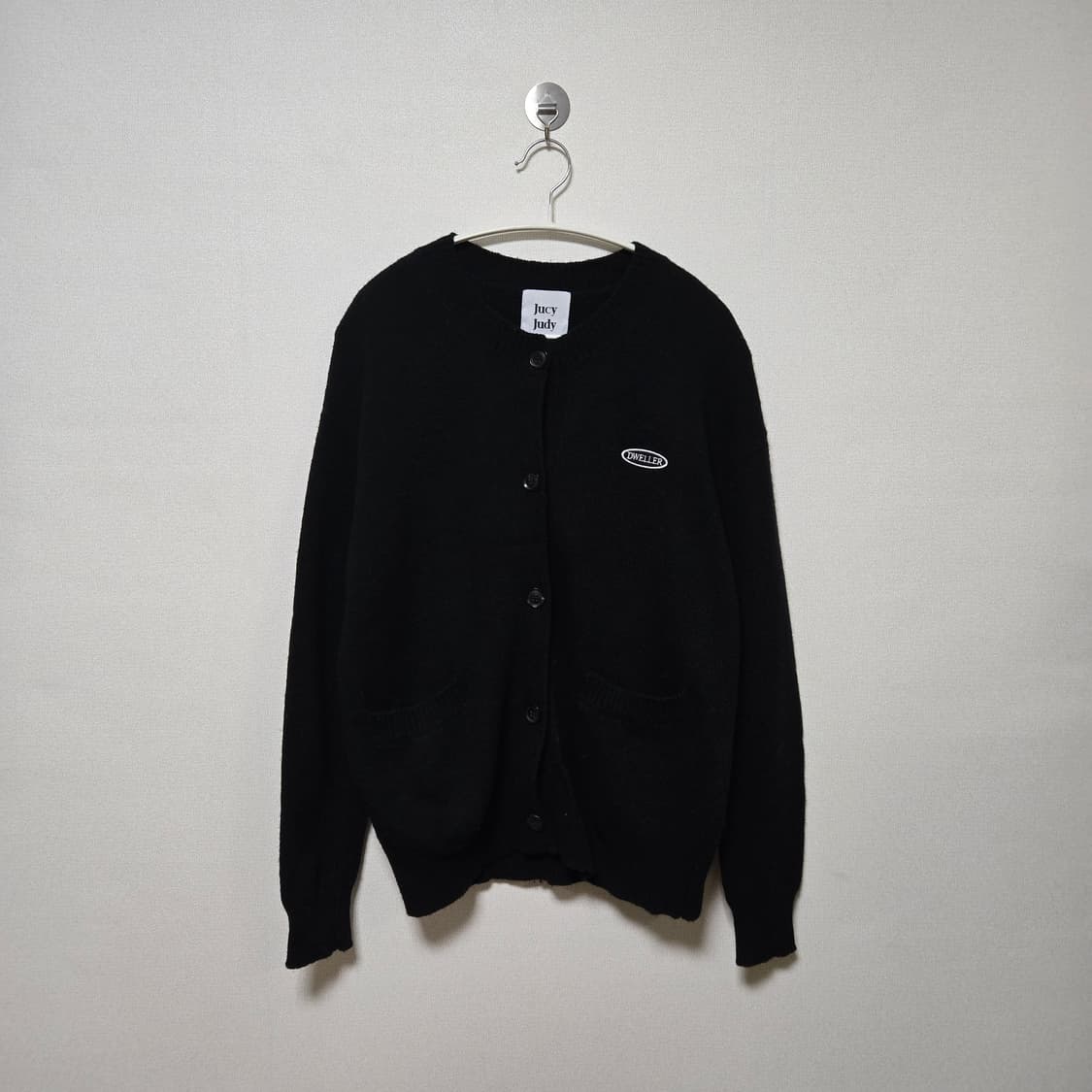 쥬시쥬디 울 블랙 가디건 / 여성 가디건 상품이미지3