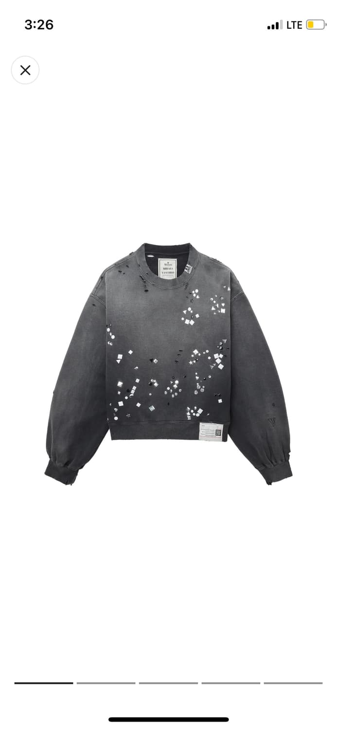 (새상품) 미하라야스히로 맨투맨 스웻셔츠 상품이미지1