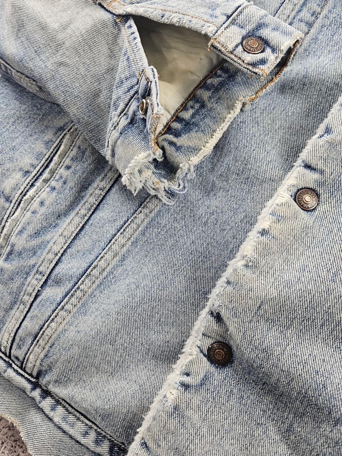 90's USA 리바이스 쉐르파 데님 트러커 자켓 ( XL )/11020 상품이미지6