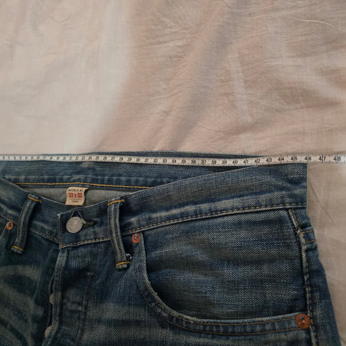 RRL 더블알엘 슬림핏 셀비지 진 상품이미지3