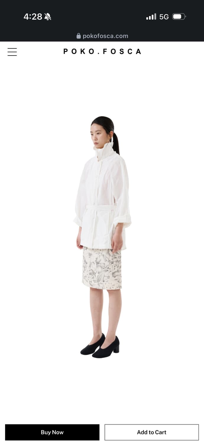 포코포스카 JACQUARD COLUMN MIDI SKIRT 상품이미지2