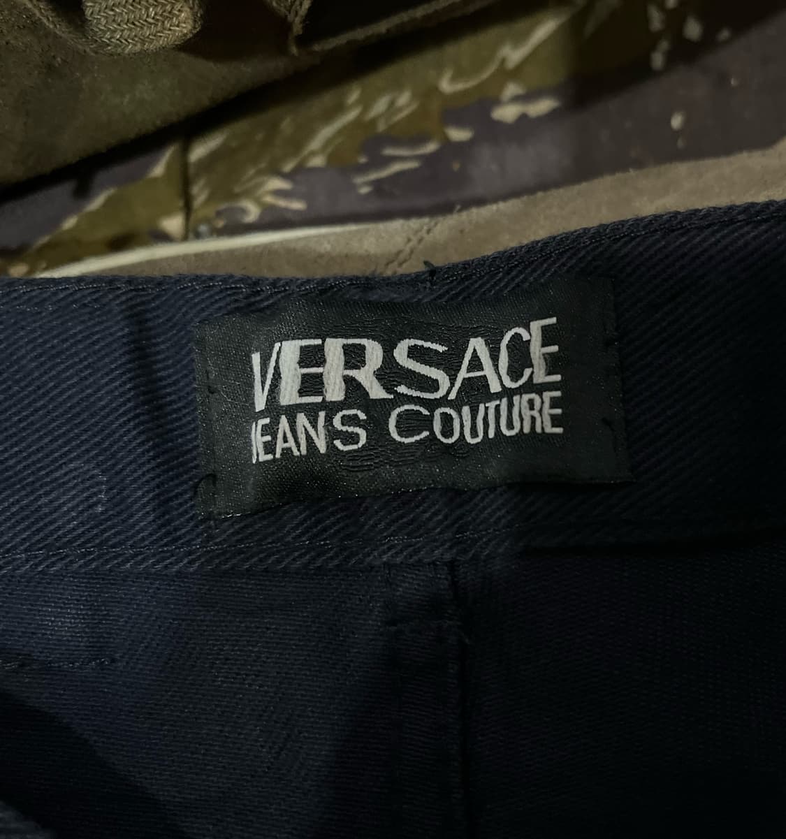 Versace 베르사체 블랙 스트레이트 팬츠 상품이미지6