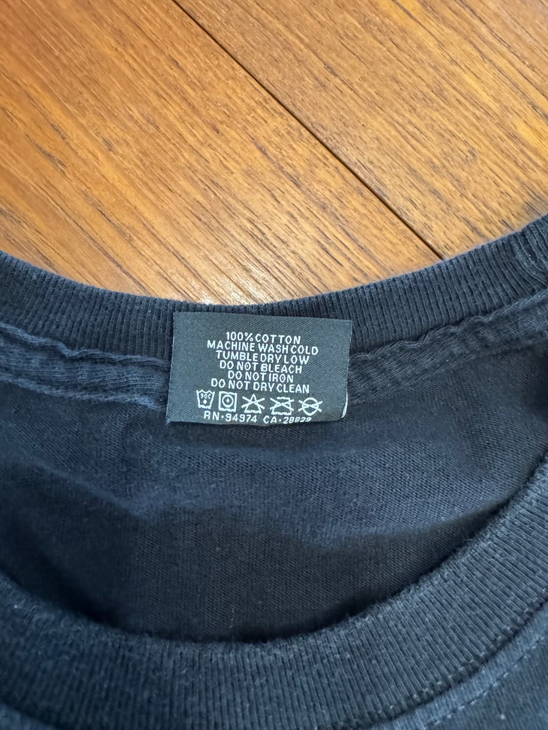 (105)스투시 꼼데 CDG 반팔티 블랙 L 상품이미지6