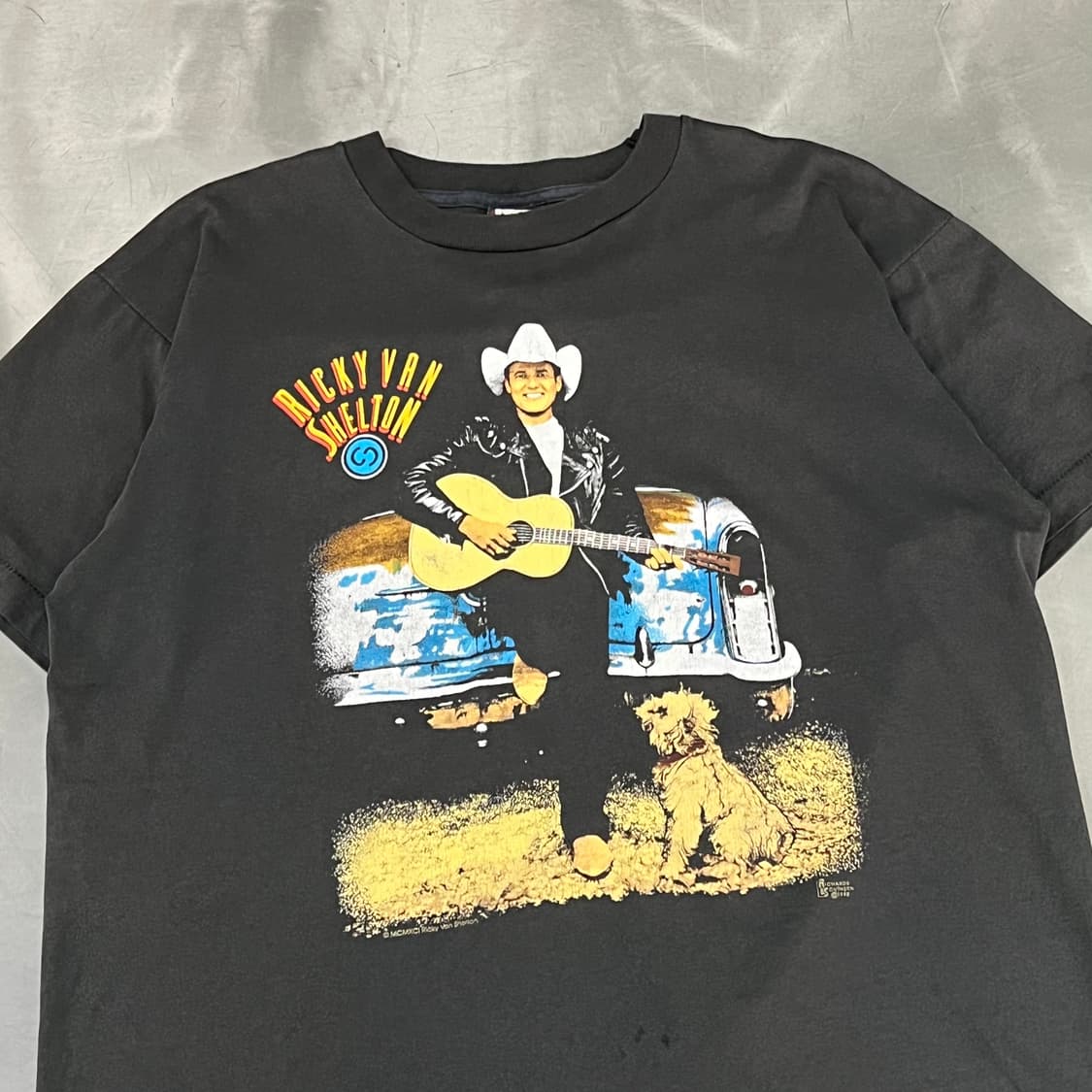 90s Ricky Van Shelton 투어 반팔티 y18171 상품이미지4