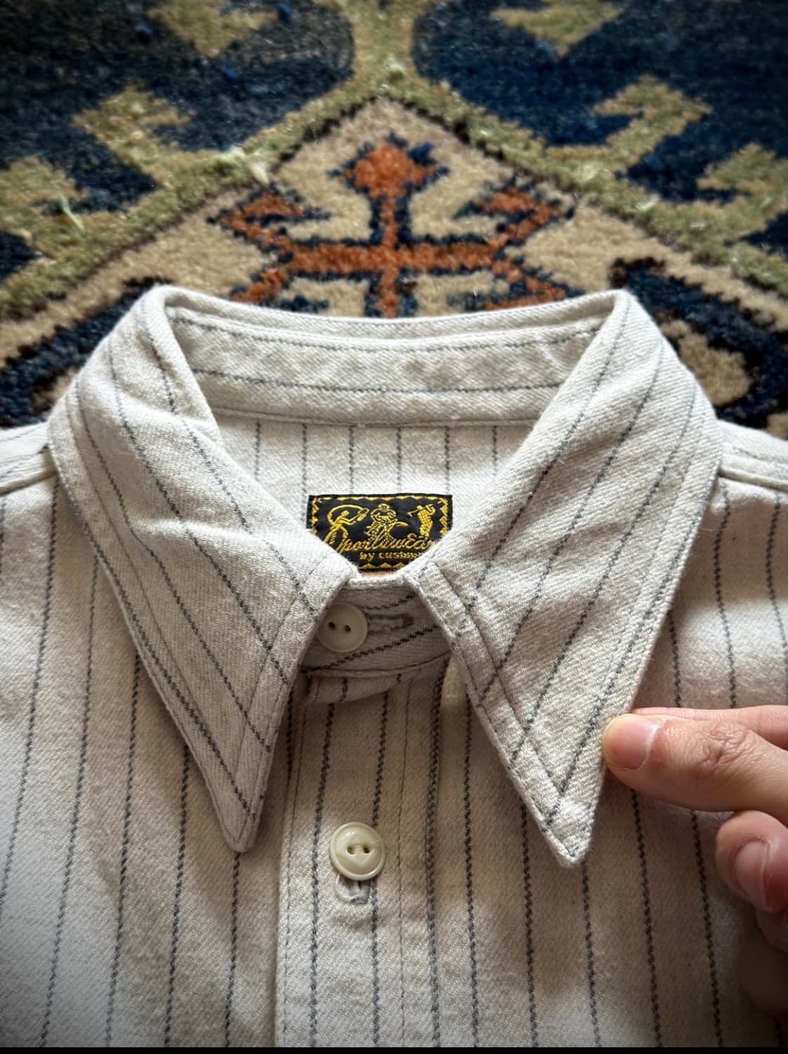 1940s Cushman Hickory Stripe work Shirt 상품이미지5