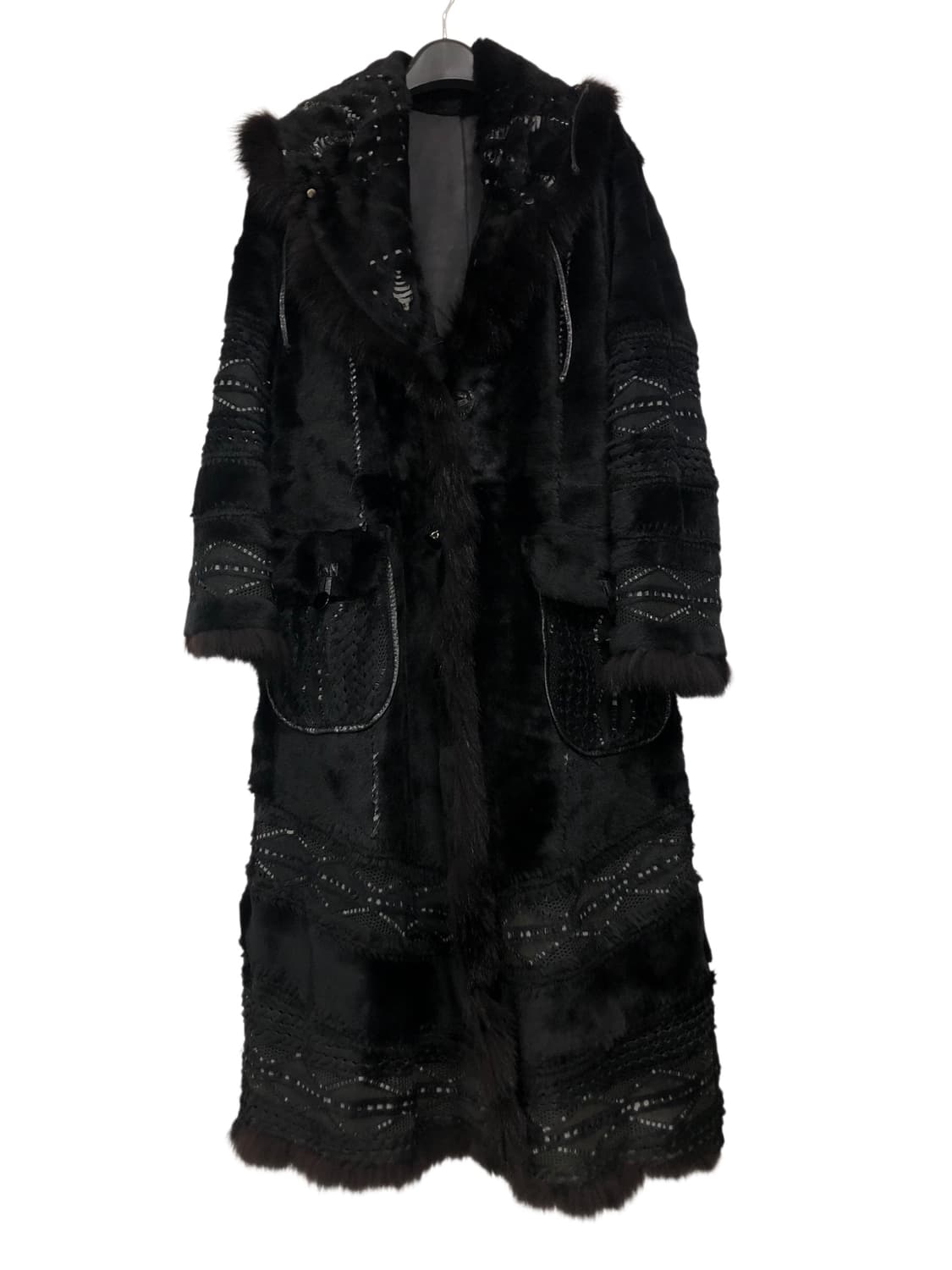 크,,,너무 멋진 아우터,,,퍼트리밍포인트&양면가죽 롱코트자켓 상품이미지2