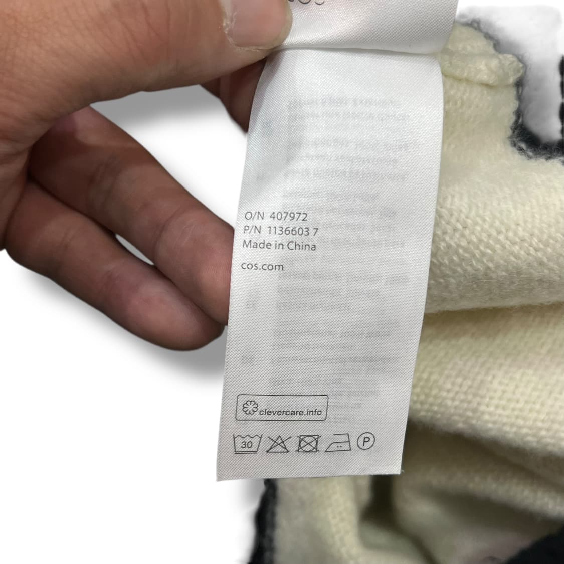  코스 배색 니트 y13878 상품이미지7