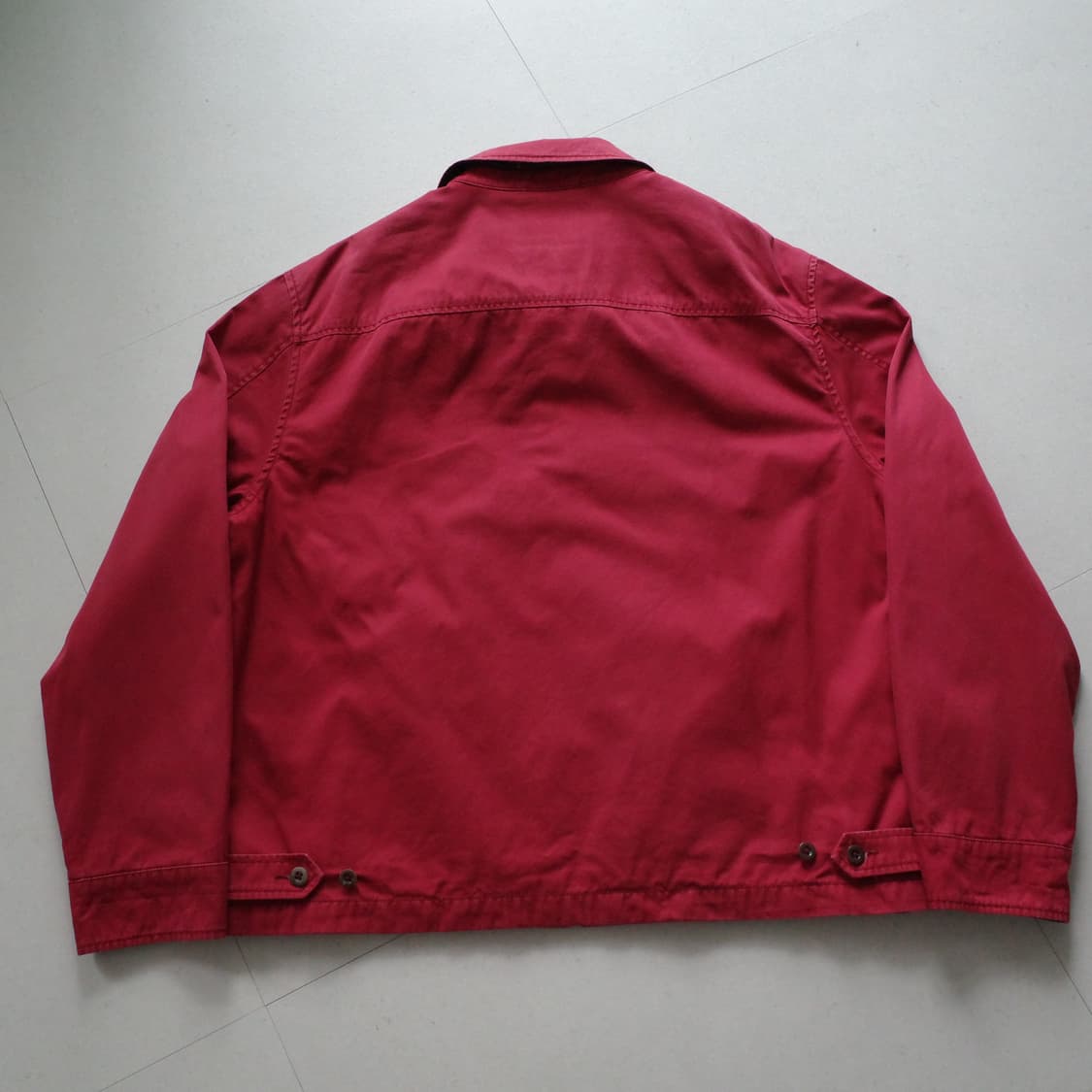 90s 폴로 랄프로렌 레드 코튼 스윙톱 자켓 (XL)  상품이미지8