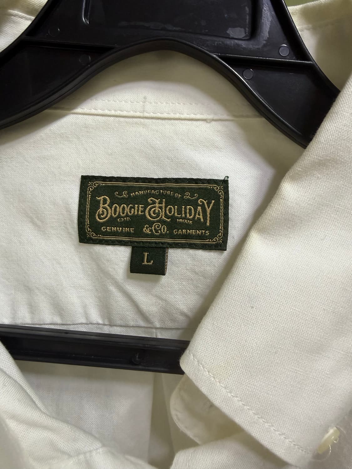 부기홀리데이 셔츠 L (새상품) 상품이미지2