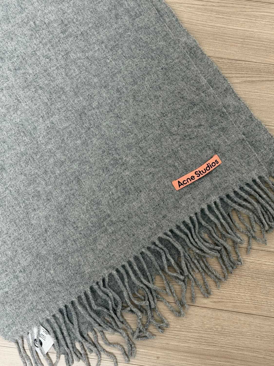 아크네스튜디오 네로우 머플러 라이트그레이 상품이미지1