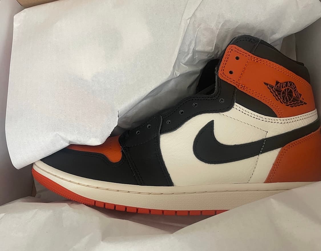 (275/US9.5)(새상품)나이키 에어 조던 1 하이 og 백보드 상품이미지2