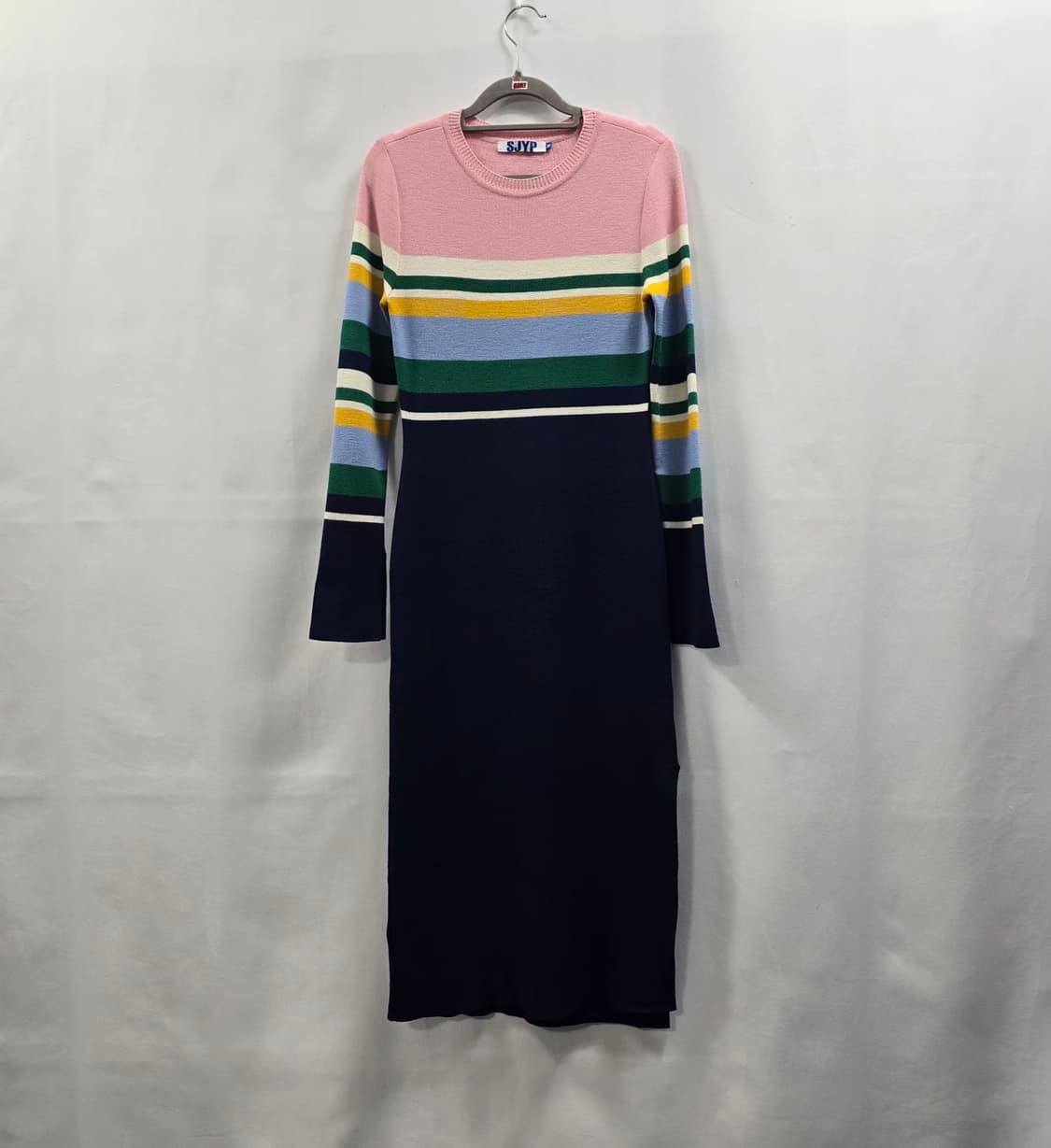 1281 [SJYP] 스트라이프 니트 롱 원피스 S 상품이미지2