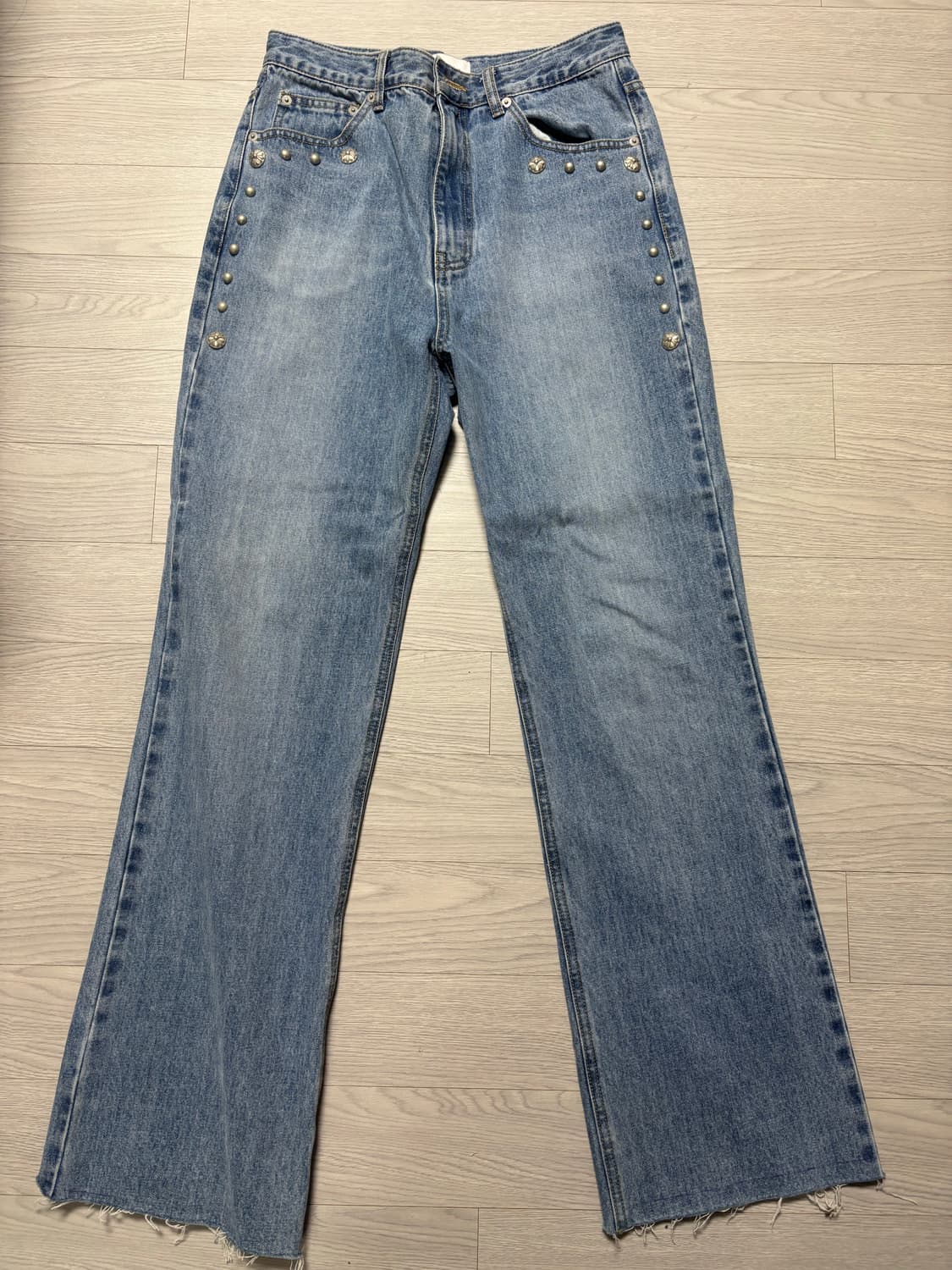 Small stupid tunes  Stud bootcut denim  상품이미지6