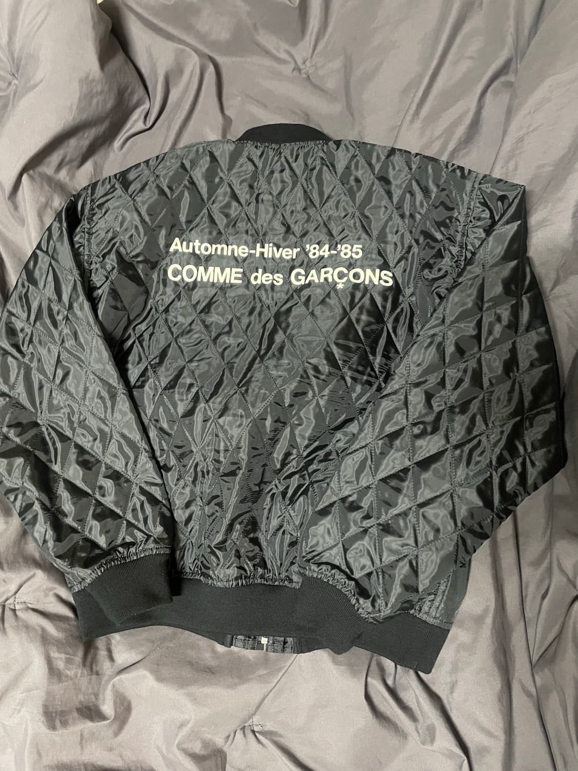 꼼데가르송 스태프 퀼팅 봄버자켓 L 상품이미지1