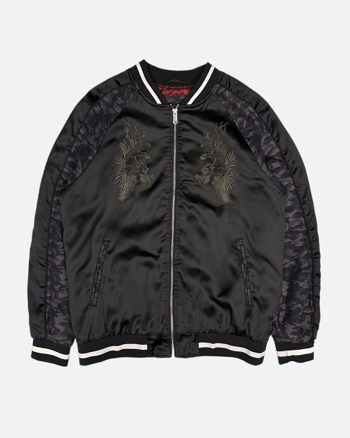 oriental embroidery camo sleeve sukajan 상품이미지2