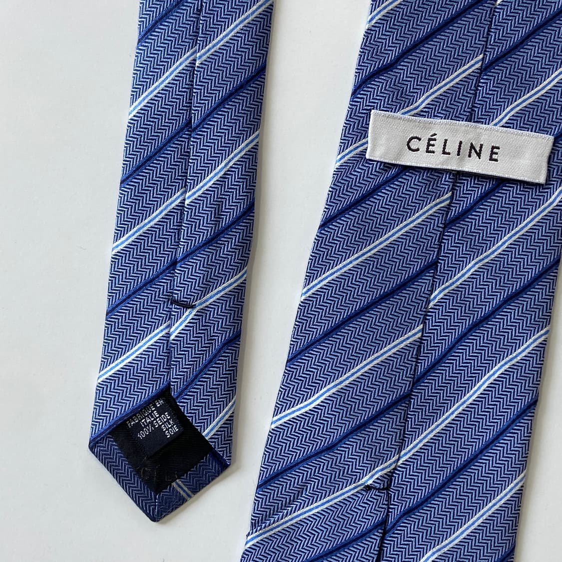 신형 셀린느(CELINE) 심플로고 정품 명품 넥타이8.6cm 상품이미지6