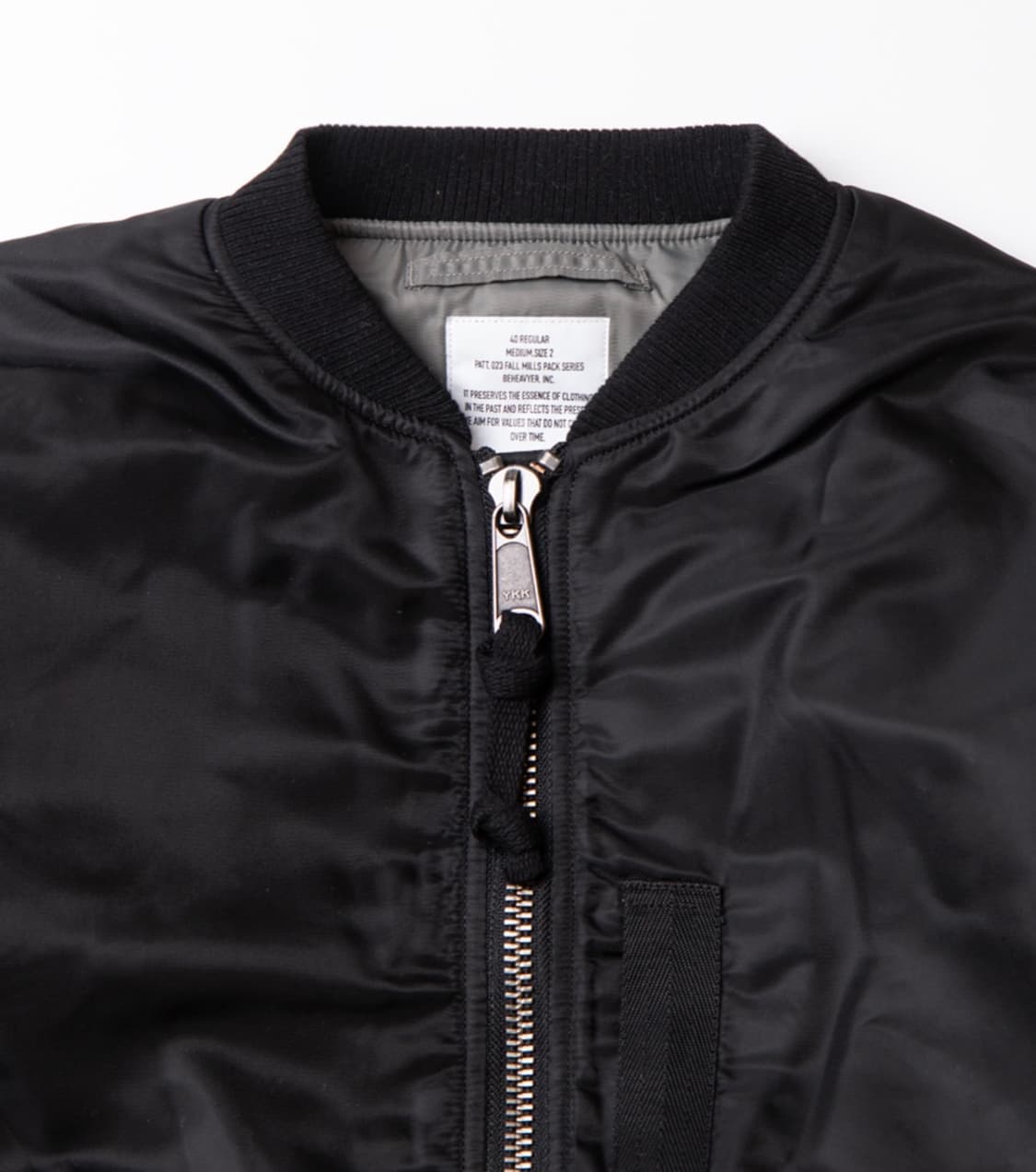 비헤비어 마원 블랙/그레이 (MA-1 MIL PARKA) 상품이미지5