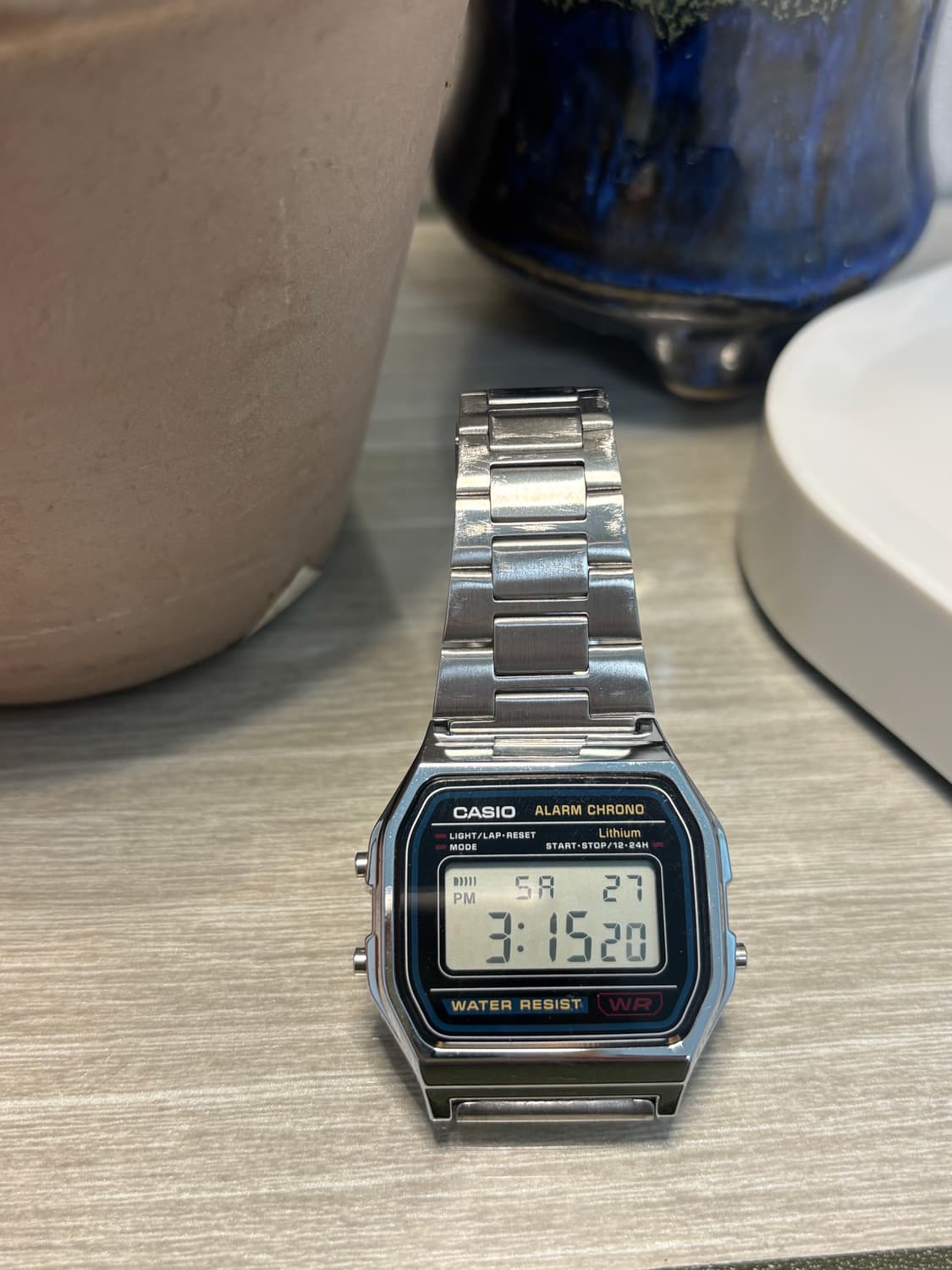 카시오 메탈 시계 상품이미지1