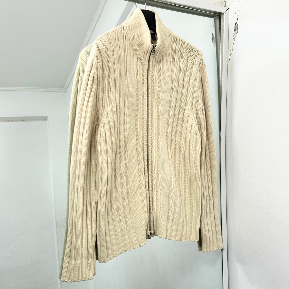 휴고보스 투웨이 울 케이블 니트 자켓 상품이미지5