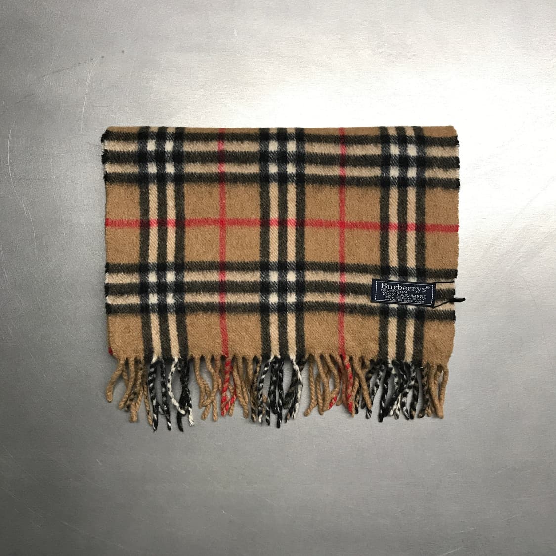 버버리 정품 캐시미어 머플러 베이지 상품이미지2