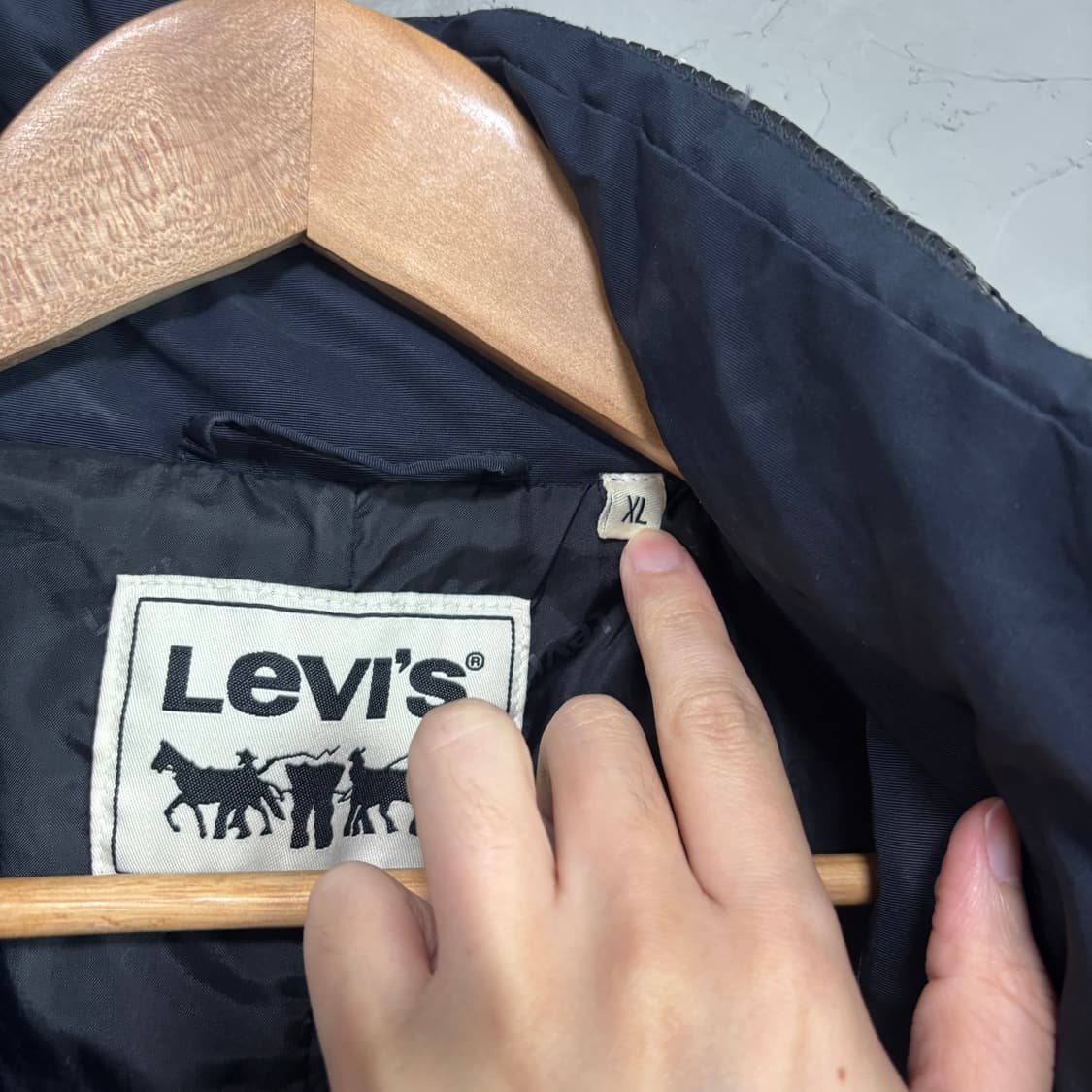 리바이스 필드 야상 자켓 네이비 상품이미지3