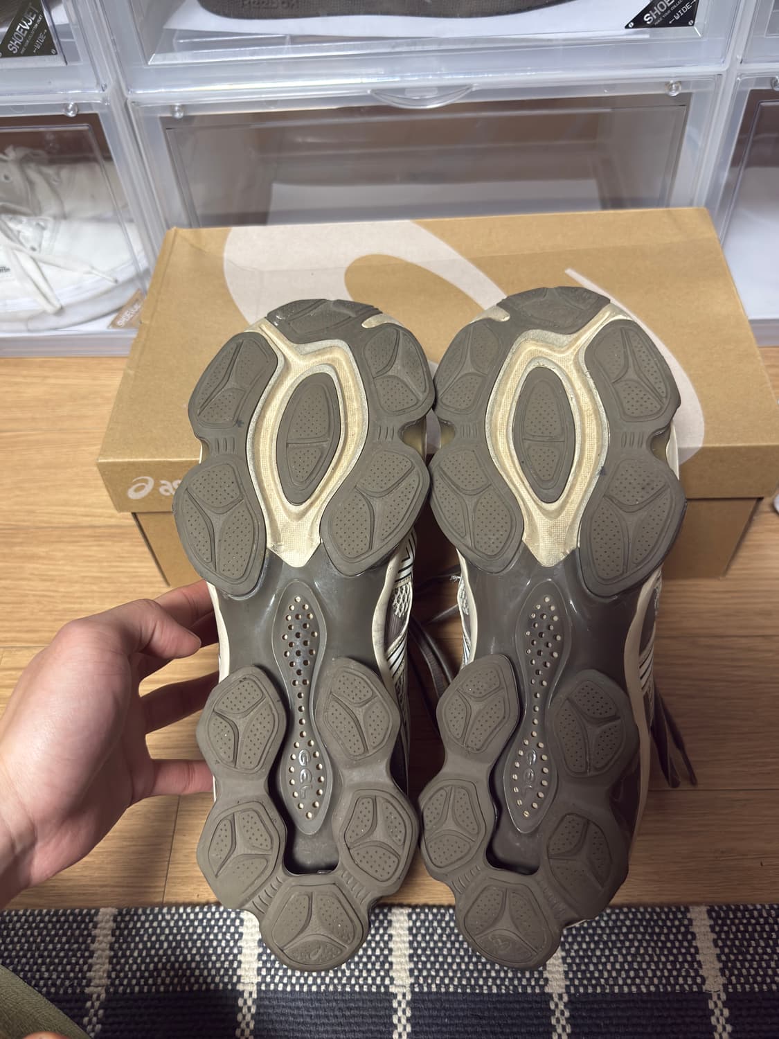 아식스 젤 퀀텀 키네틱 버치 다크 토프 280 상품이미지5