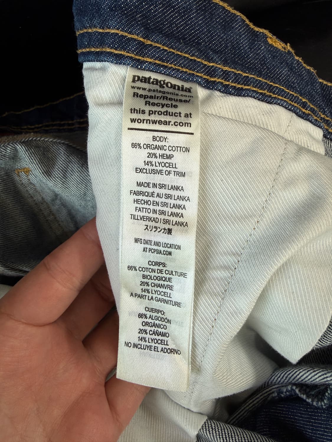 25ss 파타고니아 5포켓 워크데님팬츠 남자 30사이즈 상품이미지7