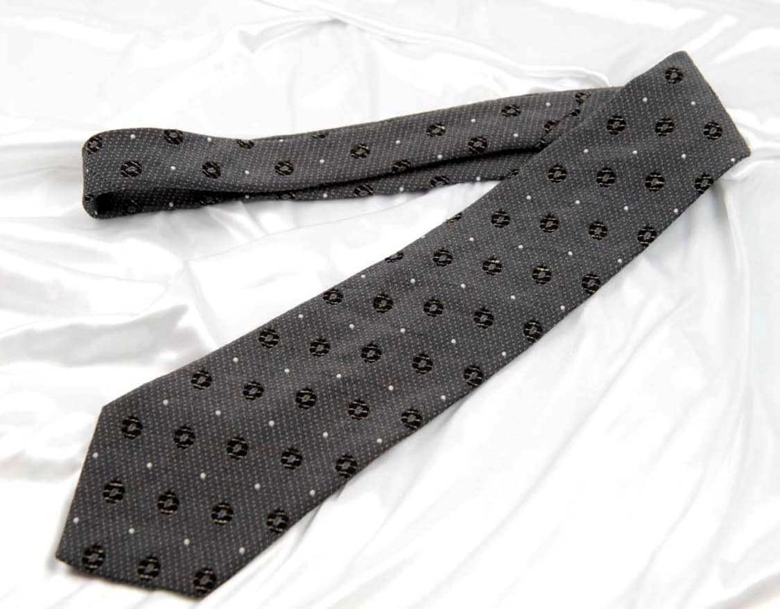 랑방 9.4cm A+등급 울 니트 프랑스 남자 명품 넥타이 상품이미지2