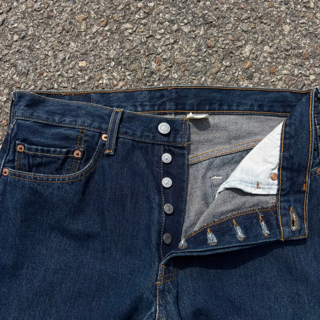 Levis 리바이스 501 플라이 데님 팬츠 상품이미지6