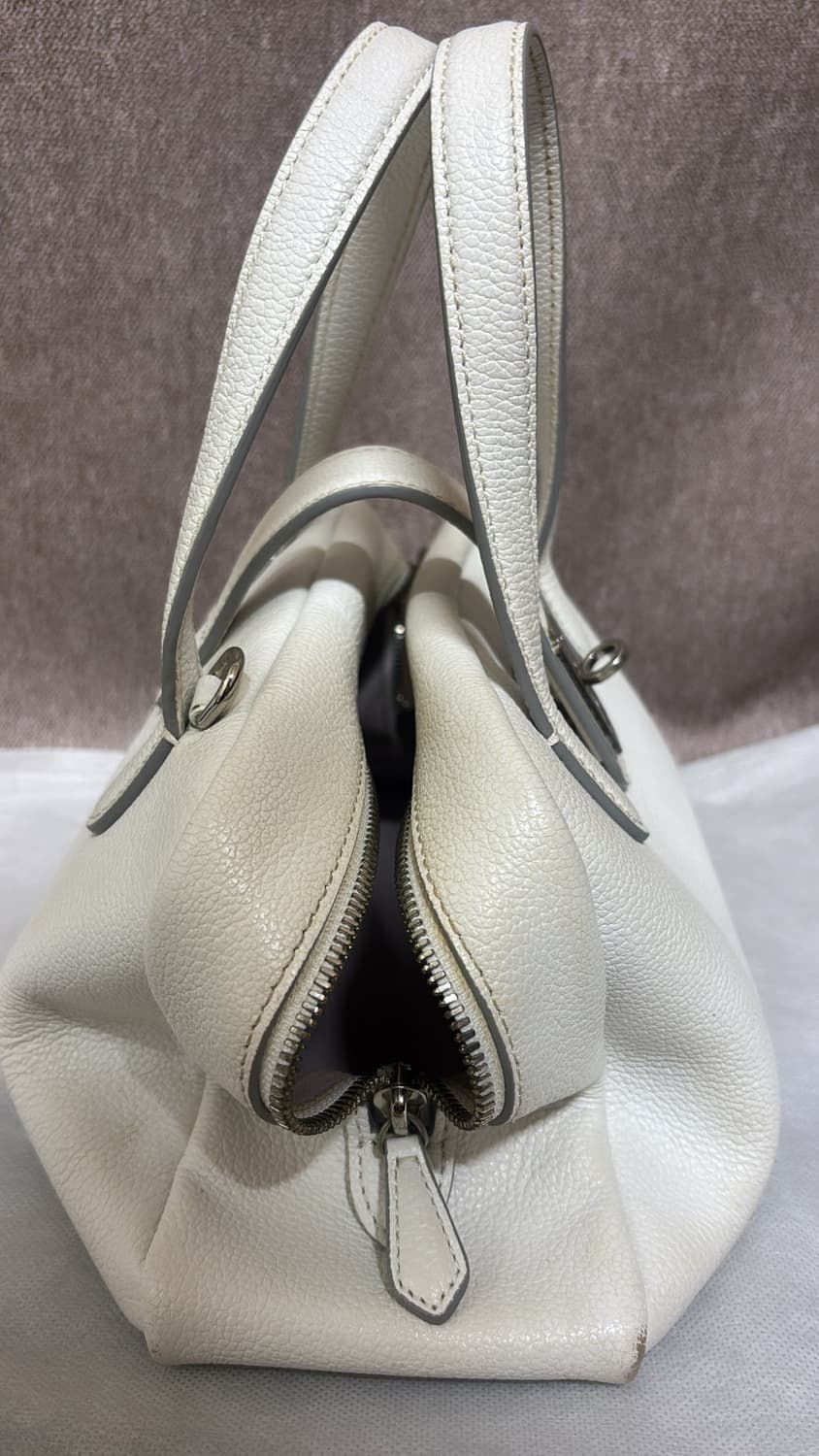 분크 토크 토트 스몰 화이트 가방 상품이미지7