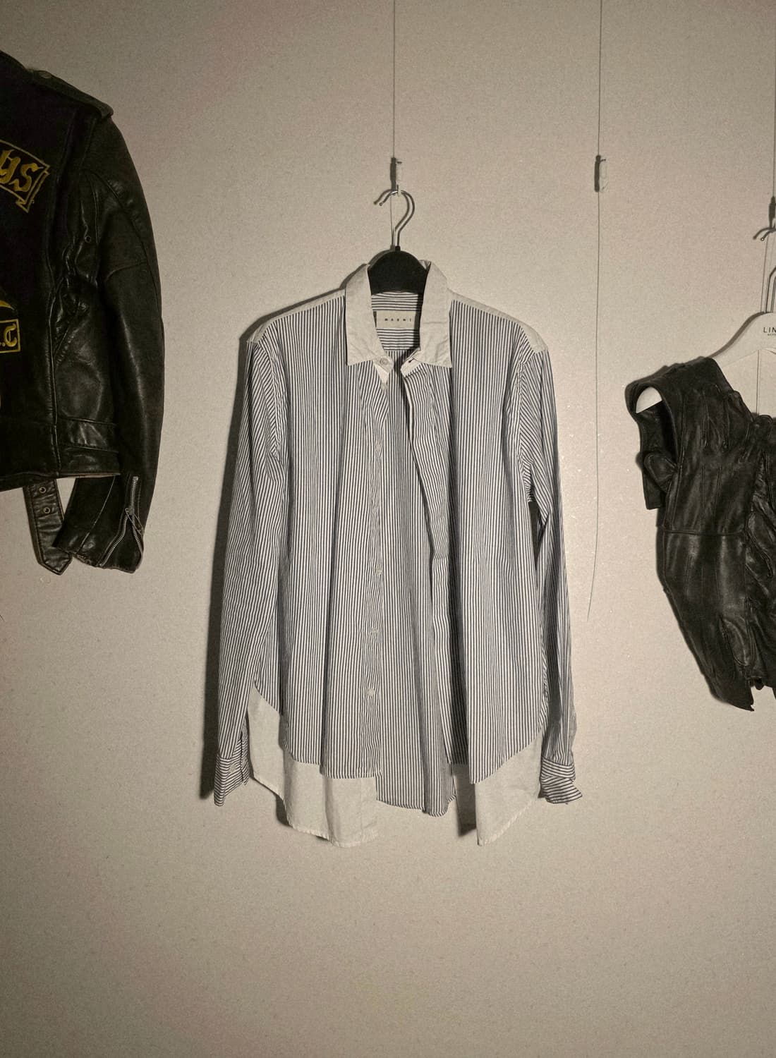Marni double rayered stripe shirt 상품이미지3