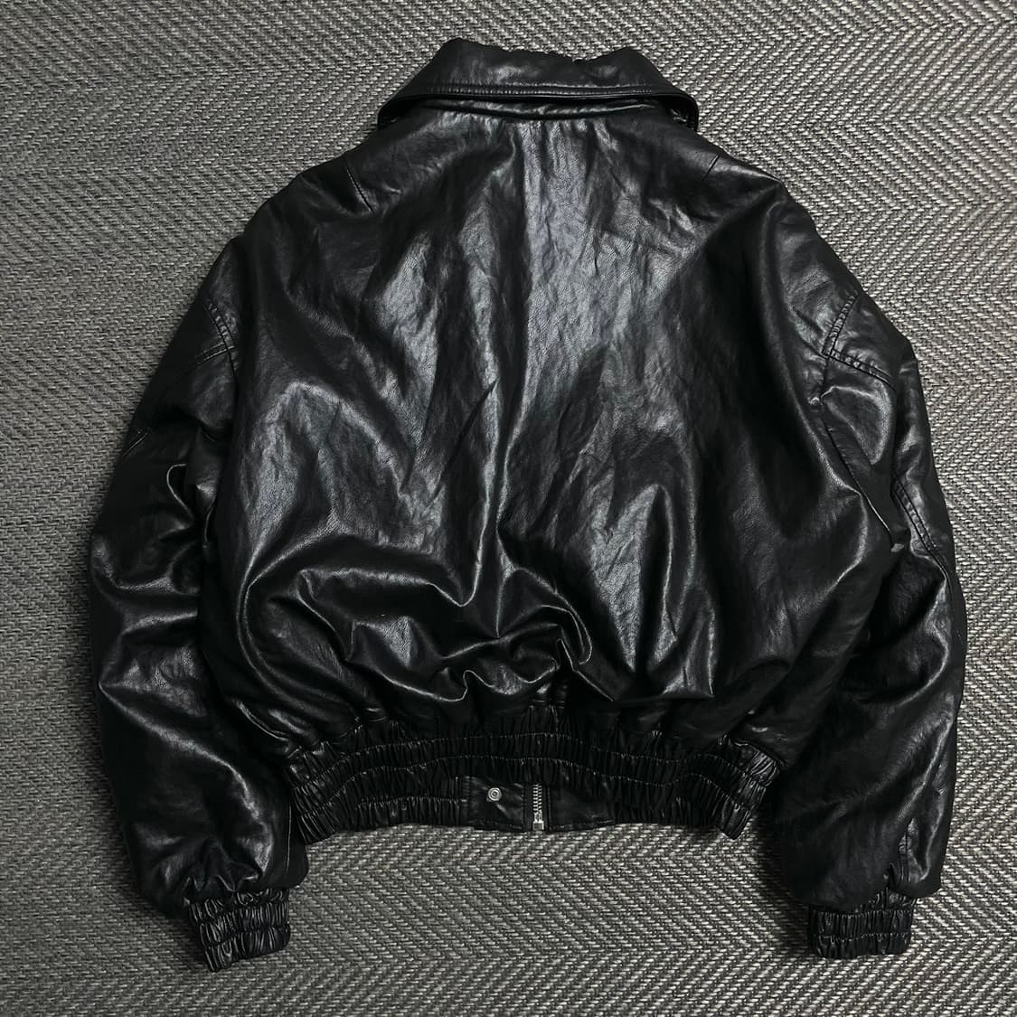 쥬시쥬디 우먼스 리버시블 가죽×플리스 크롭 쉐르파 레더자켓o 5359 상품이미지5