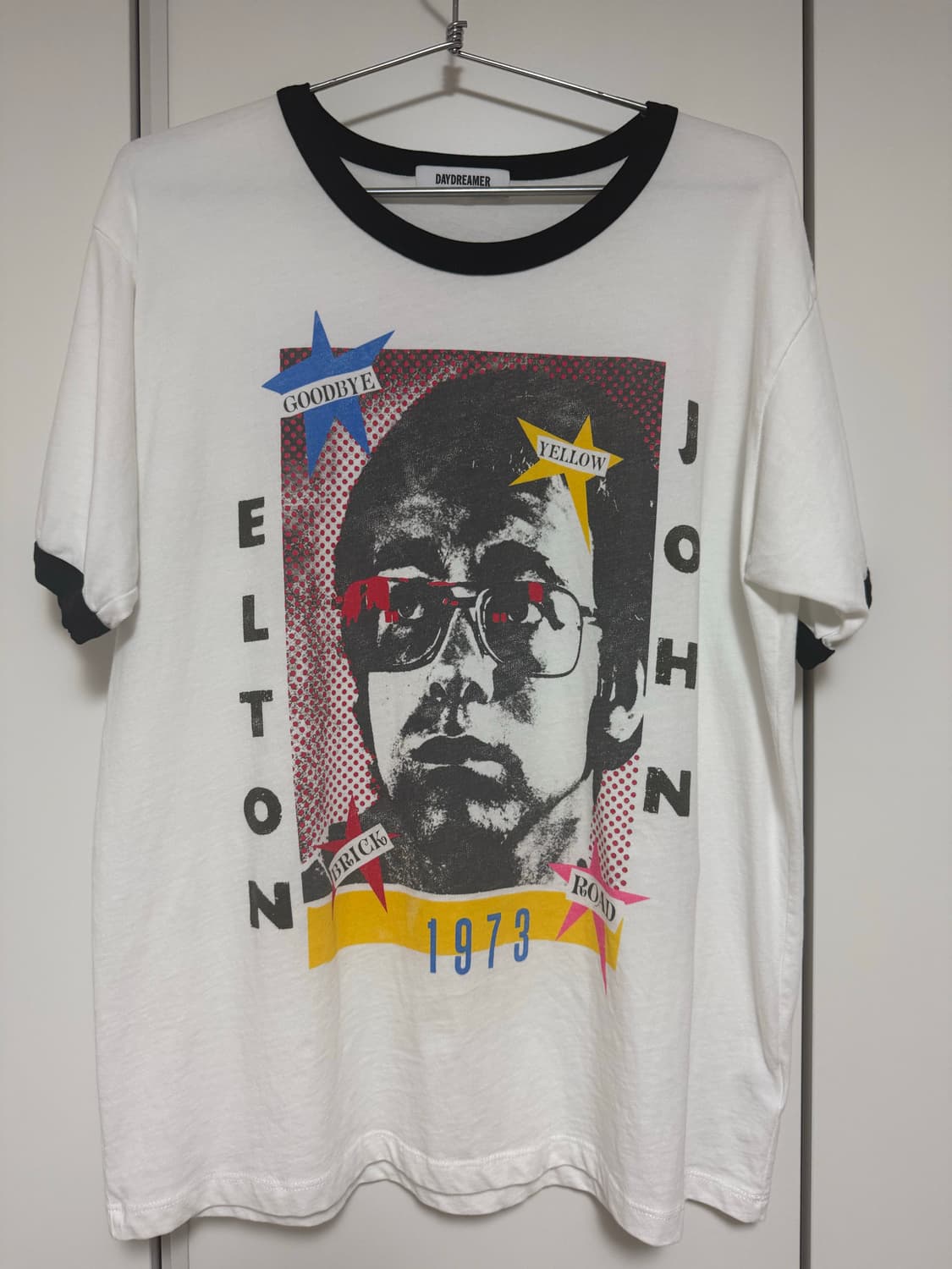 Elton John 1973 Pop Art Oversized Ringer 상품이미지1