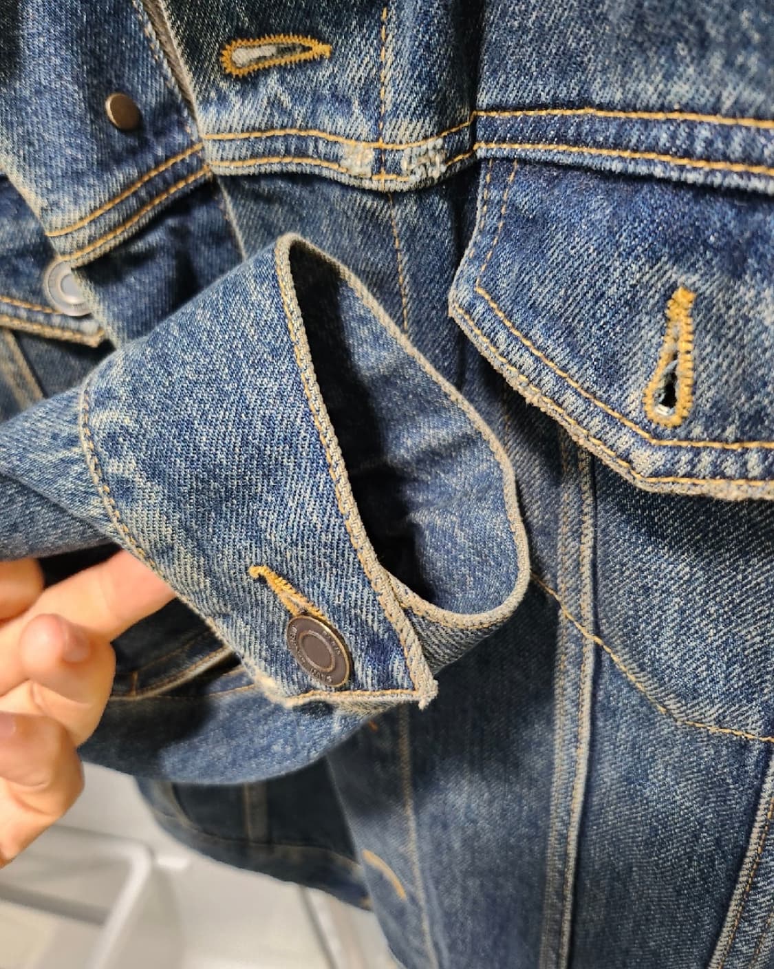 생 로랑 mud-dyed 데님 자켓 50 상품이미지4