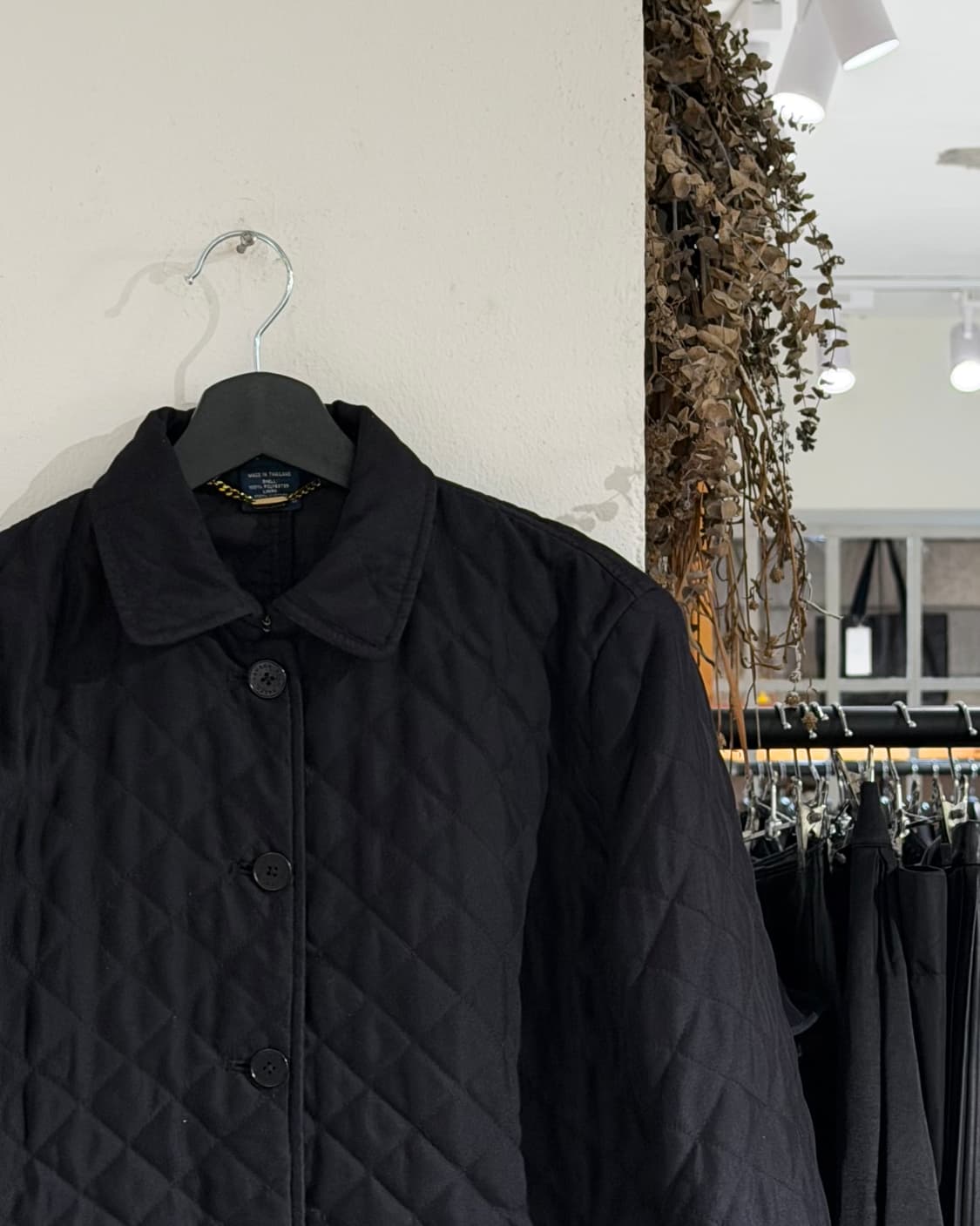 랄프 로렌 블랙 퀼팅 싱글 버튼 자켓 상품이미지3